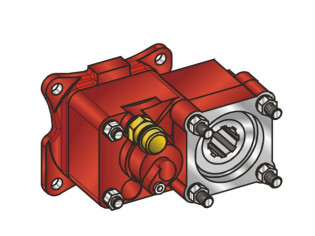 82V1 PTO POS. L. D. VOLVO SR1000 - SR 2000