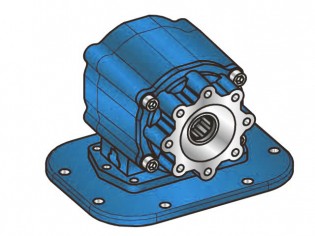 4291M PTO se spojkou SAE 8F - 600 Nm