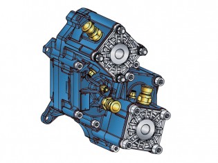 421ZB PTO dvojité zadní těžké provedení ZF ECOSPLIT