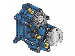 421ZC PTO dvojité zadní těžké provedení ZF ECOSPLIT